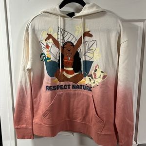 Disney Moana Respect Nature Dip-Dye Hoodie - BoxLunch